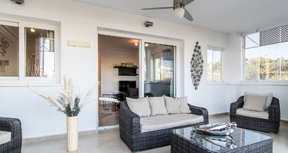 Ground Floor Corner Apartment With Terrace & Pool. Views To Golf Course & Hills