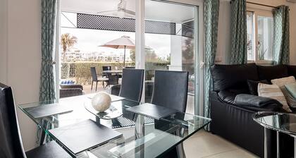Ground Floor Corner Apartment With Terrace & Pool. Views To Golf Course & Hills