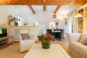 Smart-TV, Kamin, DVD-Player, Tischtennisplatte