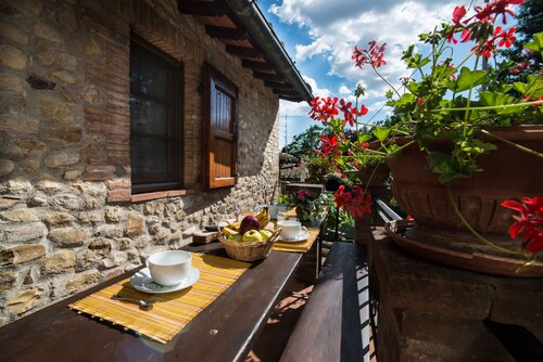 House with garden in the hills of Chianti