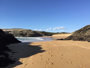 Tæt på stranden, badehåndklæder