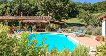 Detached house with private pool, ping pong/table football, soccer field