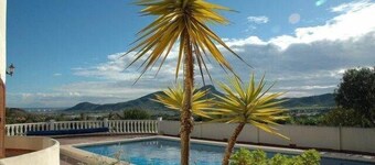 La Manga private villa with large private pool, large garden and stunning views.