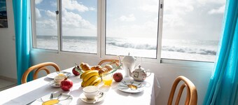 Romantic ocean front apartment in a charming fishermen village