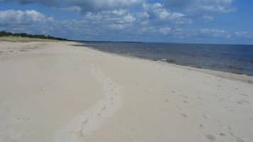 Vlak bij het strand
