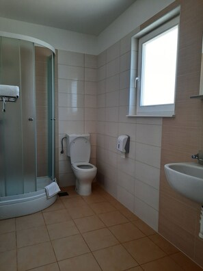 Hair dryer, towels