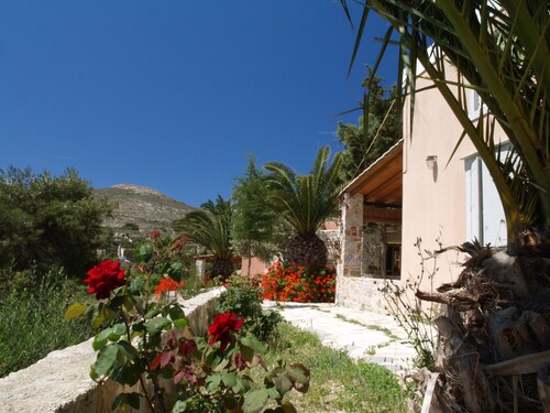 A spacious residence with unobstructed views.