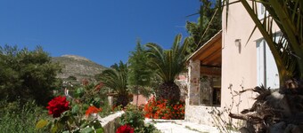 A spacious residence with unobstructed views.