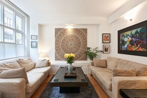 TV, DVD player, books