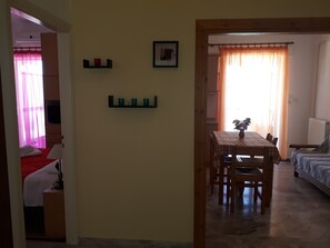 1 bedroom, iron/ironing board, WiFi, bed sheets - Katerina Apartments , One-Bedroom Apartment with Sea View  (Kalamata)