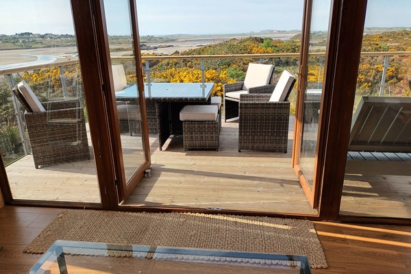 Summer house looking toward the Atlantic.