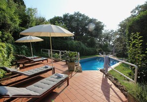 Outdoor pool - Spacious villa with private pool Rome 20 minutes away overlooking national park (Formello)