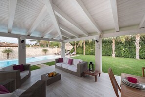 Outdoor dining - Villa Le Palme - Luxury Villa with pool (Ispica)