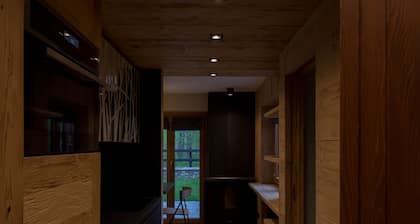 Eine friedliche Ecke zwischen Grün und Bergen