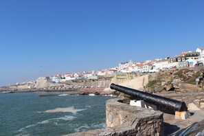 Beach nearby, sun-loungers