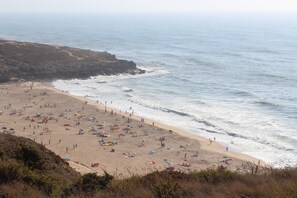 Beach nearby, sun-loungers