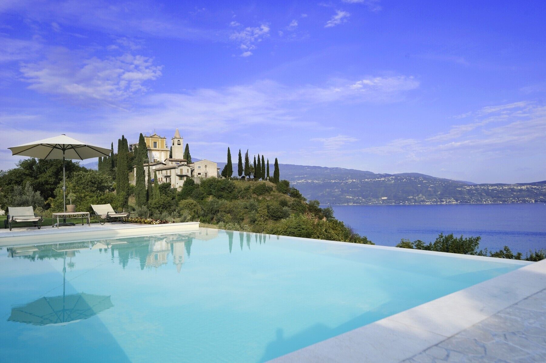 Et oppvarmet basseng