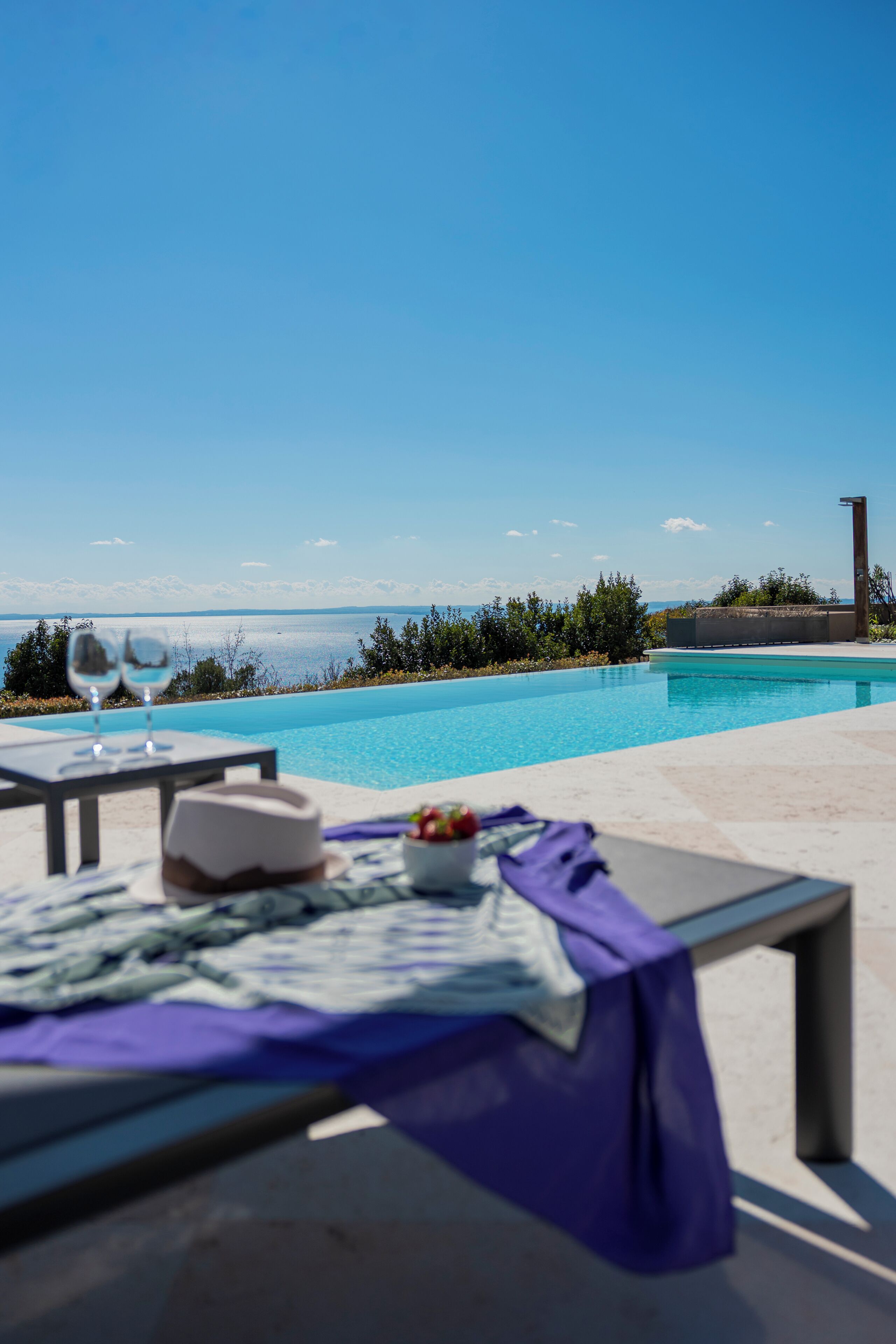 Una piscina riscaldata