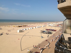 On the beach