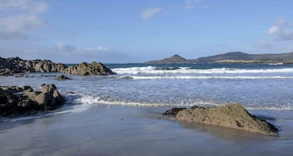 Beachside holiday home in stunning location overlooking the wild Atlantic way.