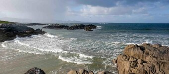 Beachside holiday home in stunning location overlooking the wild Atlantic way.