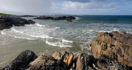 Beachside holiday home in stunning location overlooking the wild Atlantic way.