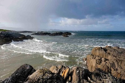 Beachside holiday home in stunning location overlooking the wild Atlantic way.