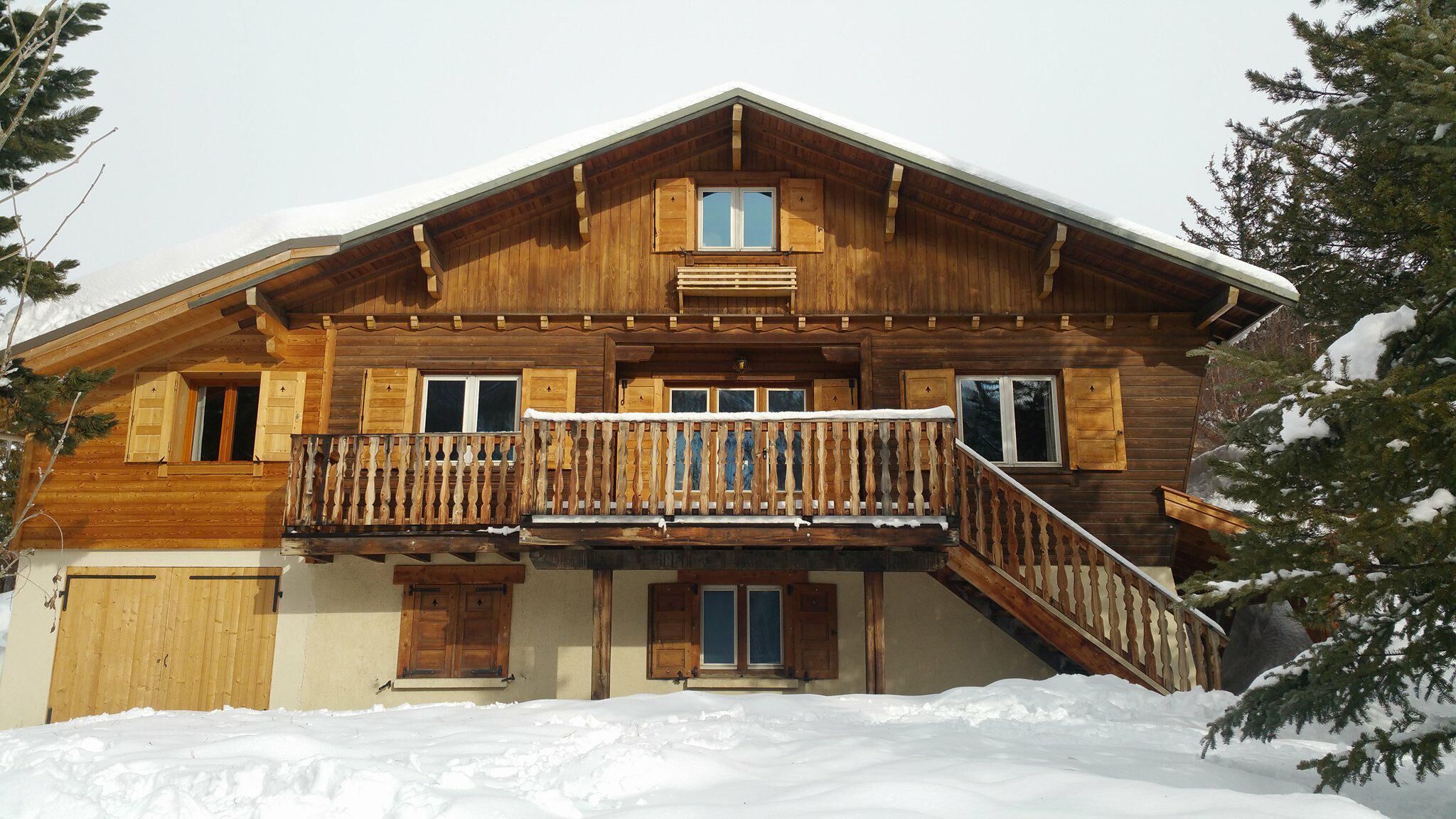 Chalet en hiver