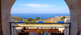 Villa Kristina, Luxusvilla, Meerblick, privater Pool, Wohnküche im Freien