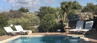 Villa Kristina, luxury, vista mare, piscina privata, patio/living esterni
