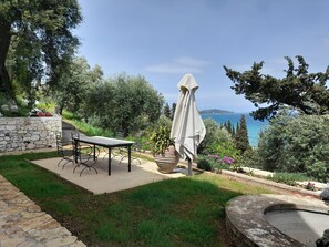 Outdoor dining - Seaview Apartment  (CORFU)