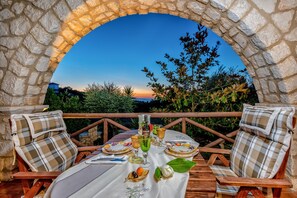 Balcony - Orfeas Villa With Sea View (Zakynthos)