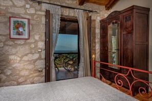 Villa, 4 Bedrooms, Patio, Ocean View | 4 bedrooms, desk, iron/ironing board, free WiFi - Orfeas Villa With Sea View (Zakynthos)