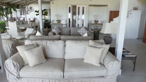 Smart TV, DVD player, books, video library