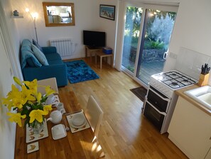 TV, DVD player - Private 1-bedroom apartment in the beautiful Tamar Valley (Lower Metherell)