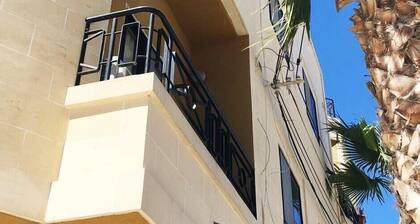 Very spacious and well-lit corner 3 bedroom apartment in Marsaxlokk, sleeps 6