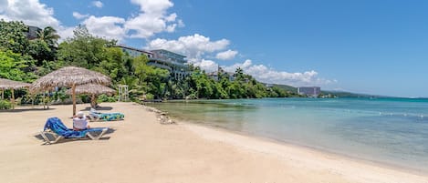 Am Strand, Strandtücher