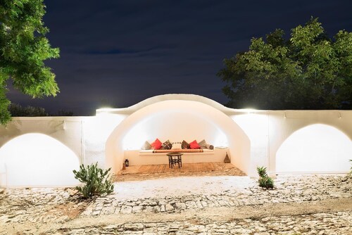 Masseria Il Mandorlo Fiorito Villa Fico x 4 - Pool shared with Villa Ulivo
