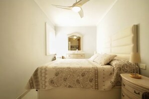 2 bedrooms, in-room safe, iron/ironing board, WiFi
