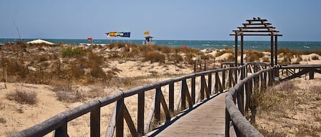 Utsikt mot havet/stranden