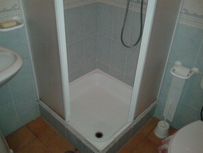 Combined shower/bathtub, bidet