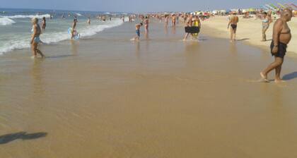 Very well situated near the sea, very quiet village