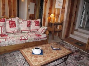 Télévision, lecteur de DVD, livres, chaîne hi-fi