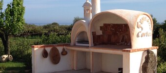 Villa with private pool, large lawn, all with sea view.