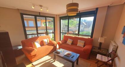Viihtyisä huoneisto Cangas de Onís -keskuksessa, 3 makuuhuonetta (7 paikkaa), WIFI, näkymät