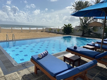 Beautifully expansive views of the beach and Indian Ocean