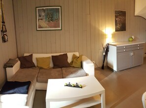 TV, DVD player, livros