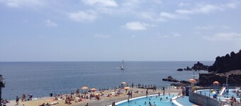 Bright Seafront Apartment In Funchal With Balcony And Pool in the condominium