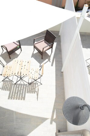 Terrace/patio - Comfortable apartment near the sea and near Palermo, Sicily (Terrasini)