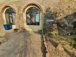 Exterior detail - Romantic restored mill house with pool in private gardens. Free Wi-Fi. Parking. (Turre.)